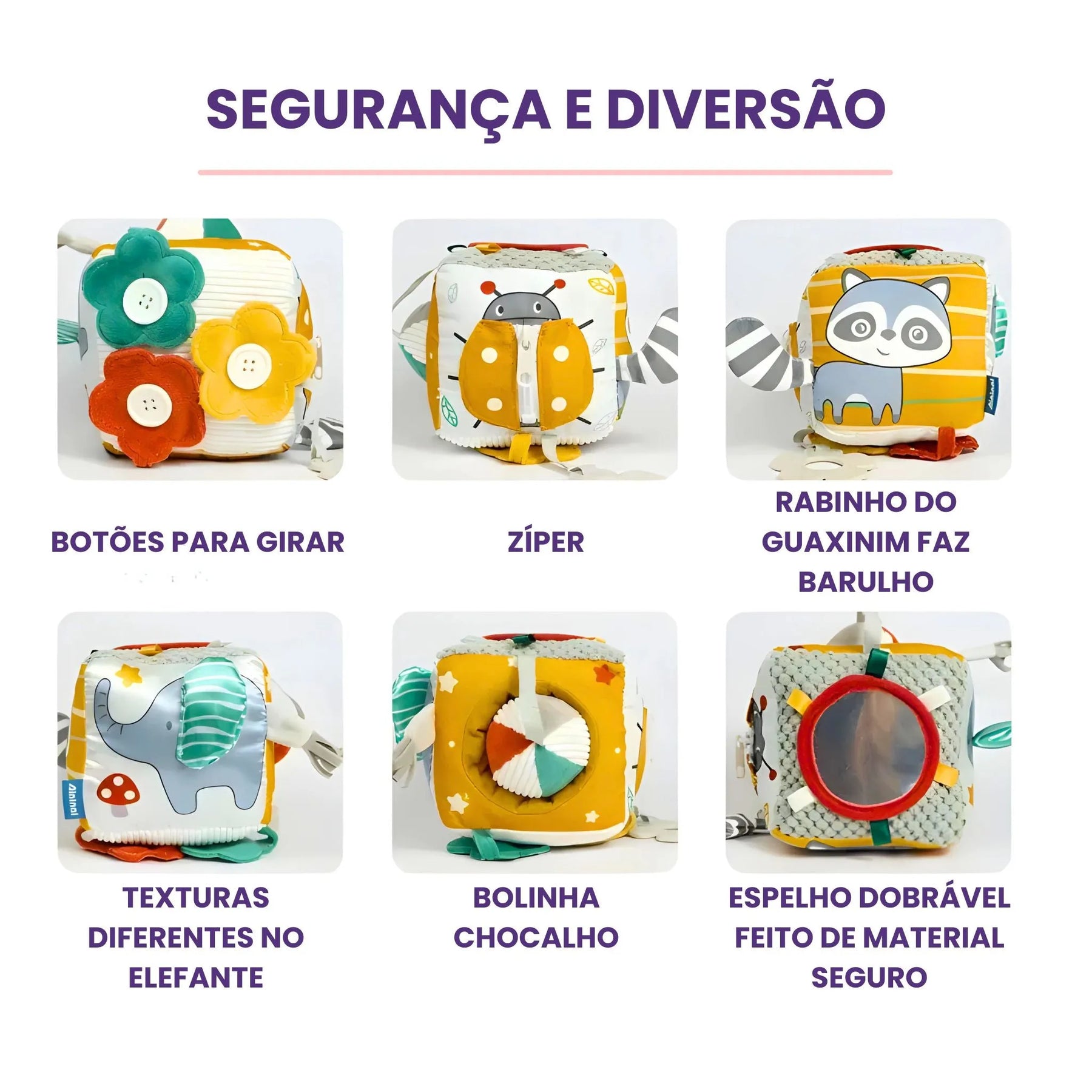 Chocalho Sensorial Jardim Feliz