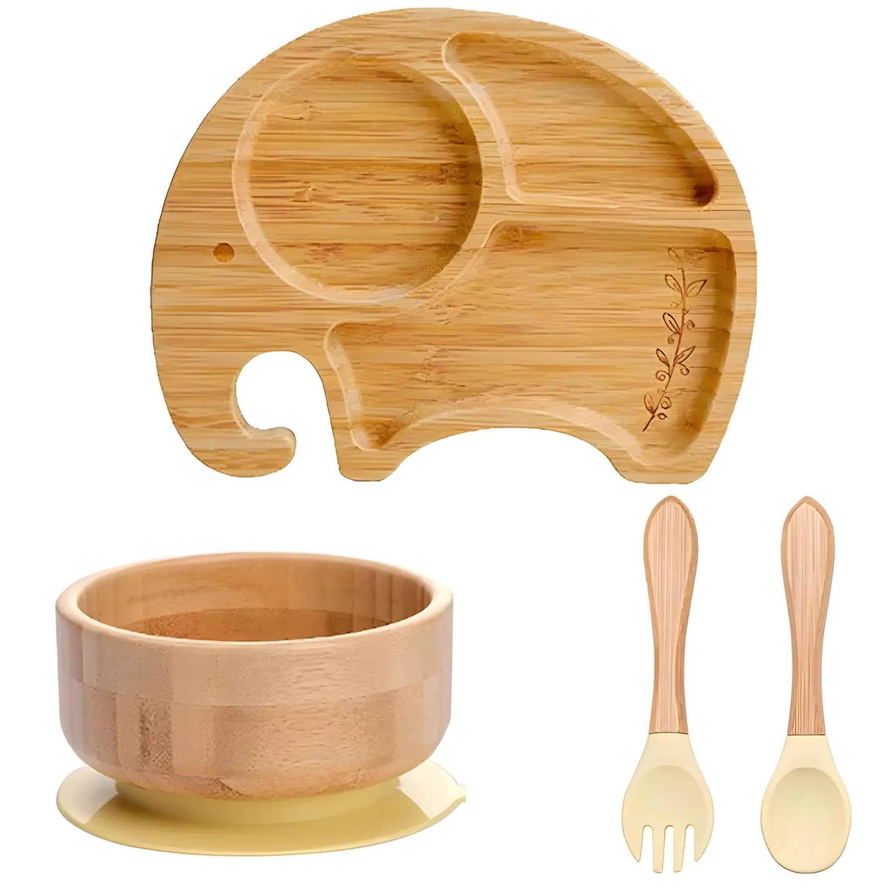 Conjunto de Introdução Alimentar Primeiras Mordidas Elefantinho