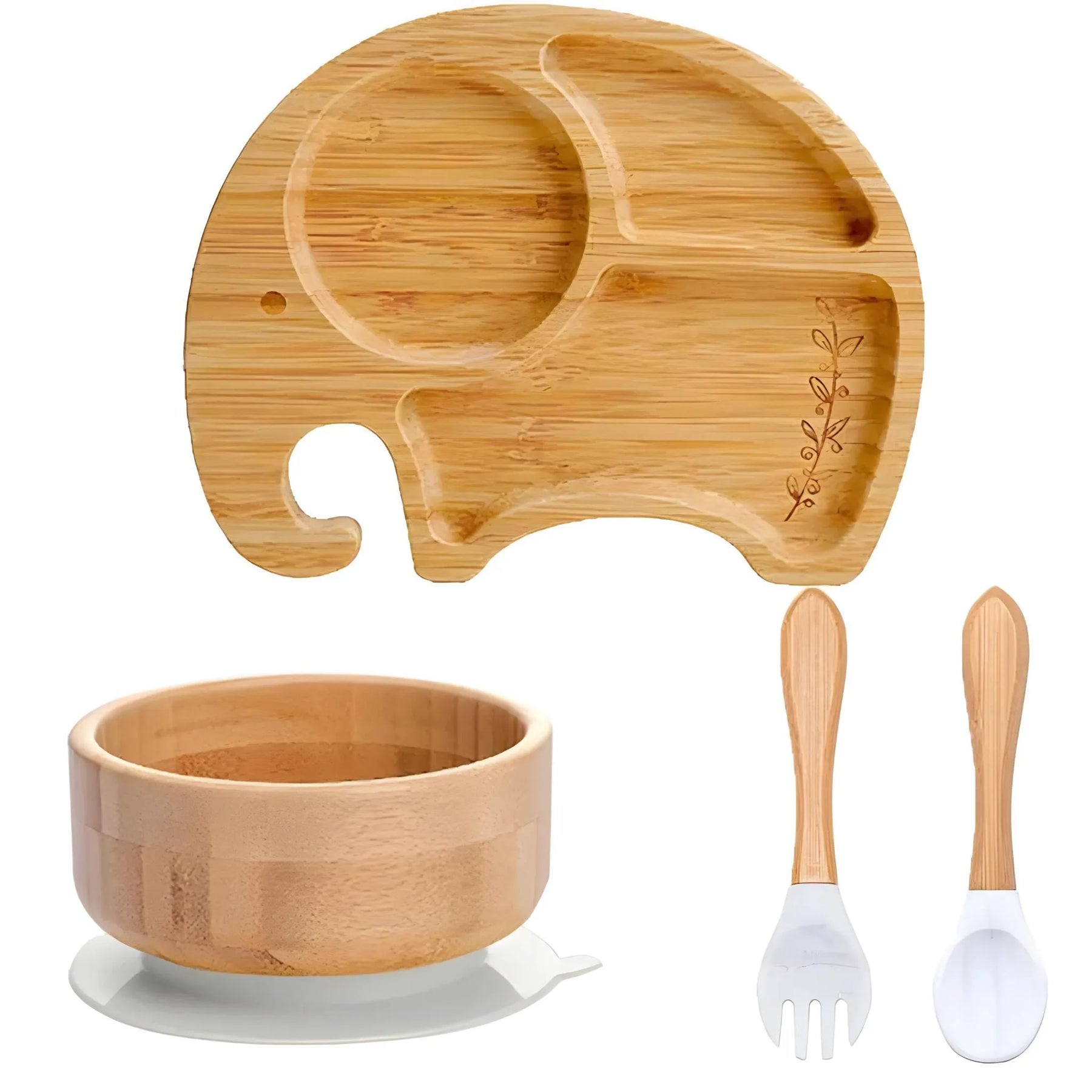 Conjunto de Introdução Alimentar Primeiras Mordidas Elefantinho
